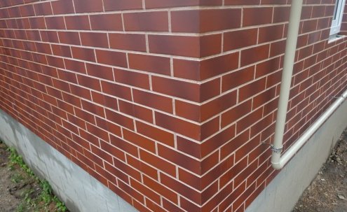 Клинкерная плитка ABC-Klinkergruppe Handform 104062 rotbunt struktur besandet TO 240х71х8 мм плоский элемент рис 2