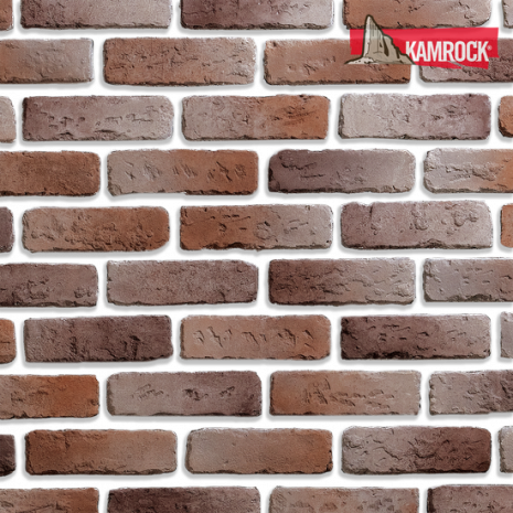 Искусственный камень угловой Kamrock Античный кирпич 33572 коричневый рис 1