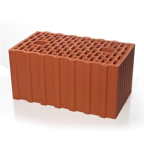 Керамический блок поризованный Braer 12,4NF 440x250x219мм М100 рис 1