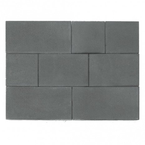 Тротуарная плитка Braer Standart Триада серый полный прокрас 300/450/600х300х60 мм рис 4