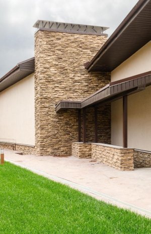 Искусственный камень плоский Leonardo Stone Верона 874 коричневый рис 2