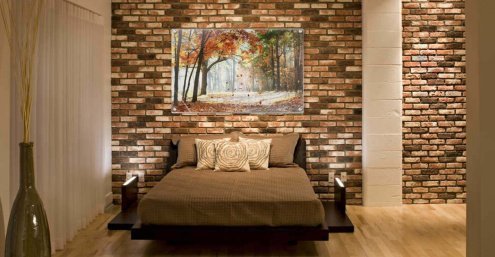 Искусственный камень плоский White Hills Эрдинг Брик 679-60 коричневый рис 2