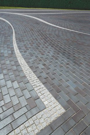 Брусчатка клинкерная Vandersanden Premium Oberlausitz Meissen blue-anthracite полный прокрас 200х100х52 мм рис 2
