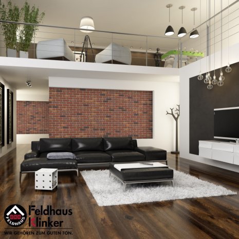 Клинкерная плитка Feldhaus Klinker Vascu R744NF14 carmesi legoro 240х71х14 мм плоский элемент рис 3