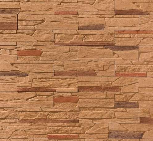 Искусственный камень плоский Leonardo Stone Шамони 880 коричневый рис 1