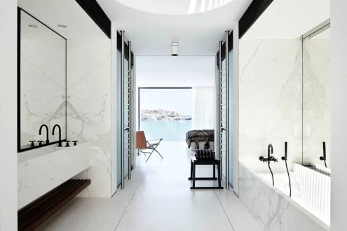 Керамогранит Laminam Russia I Naturali Marmi Bianco Statuario Venato матовая 3000х1000х5,6 мм рядовая плитка LAMF005778 рис 3
