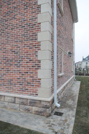 Искусственный камень плоский Eco Stone Старый город 04-08 красный рис 5