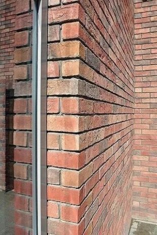 Искусственный камень плоский Eco Stone Лофт 17-14 красный рис 2