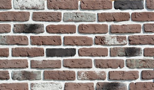 Искусственный камень плоский Eco Stone Квебек 07-18 коричневый рис 1