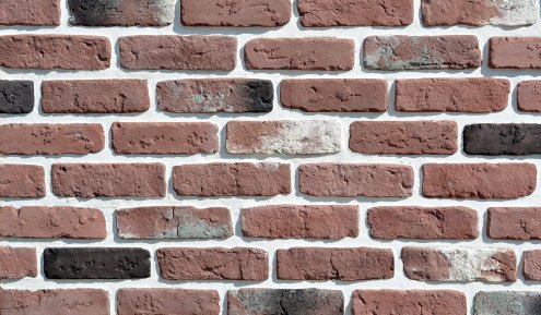 Искусственный камень угловой Eco Stone Квебек 09-18 красный рис 1