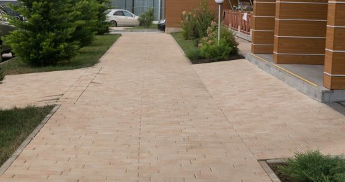 Тротуарная плитка Braer Premium Домино плато частичный прокрас 640/480/360/280х160/120х60 мм рис 2