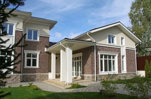 Искусственный камень плоский White Hills Кельн Брик 321-40 коричневый рис 5