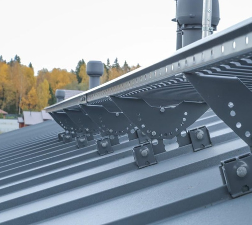 Дополнительный комплект опор ORIMA KS3 на фальц (2 опоры) RR33 черный 1,21 м STTLZ33 рис 2