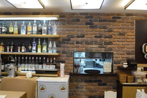 Искусственный камень плоский Eco Stone Песчаник 06-18 коричневый рис 4