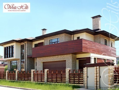 Искусственный камень плоский White Hills Лаутер 520-10 бежевый рис 4