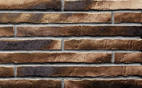 Клинкерная плитка Stroeher Riegel 50 7750 451 gold-braun 490х40х14 мм плоский элемент рис 1