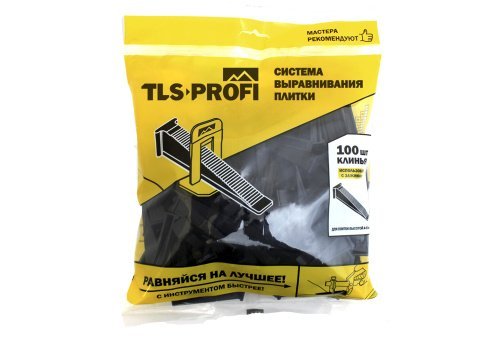 Клин черный СВП "Tls-profi" (упаковка: 100шт), арт.TLS22016 рис 4