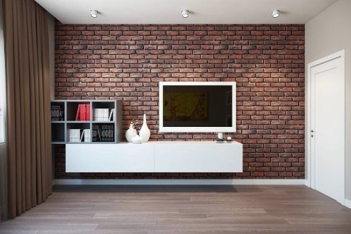 Искусственный камень плоский Leonardo Stone Лондон 408 коричневый рис 2