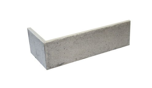 Клинкерная плитка DeKeramik Brickloft INT574 Hellgrau 115/240х71х10 мм угловой элемент рис 1
