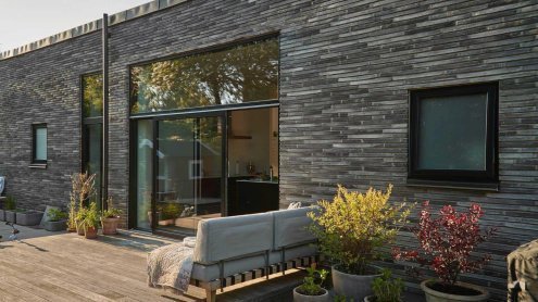 Искусственный камень плоский Atlas Stone Клинкер узкий 519 серый рис 3
