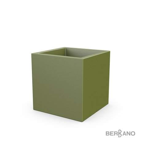 Кашпо Berkano Quarter 60 DB, тип дна: двойное, размер: 60x60x60см, цвет: Olive Green, арт.220_051_23 рис 1