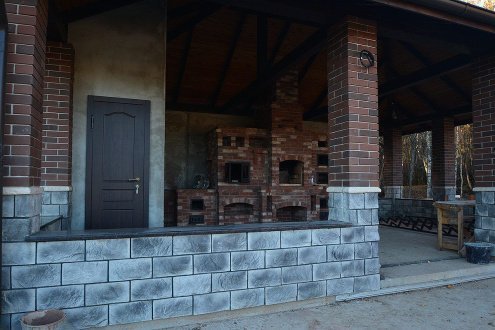 Искусственный камень плоский Eco Stone Шале 06-08 серый рис 6