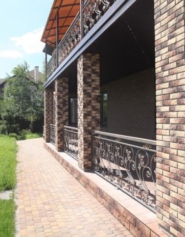 Искусственный камень плоский White Hills Алтен Брик 311-40 коричневый рис 4