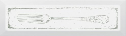 Керамическая плитка Kerama Marazzi Гамма Fork зеленый матовая 285х85х9,2мм декор NT/A26/9001 рис 1