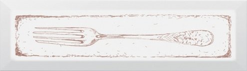 Керамическая плитка Kerama Marazzi Гамма Fork карамель матовая 285х85х9,2мм декор NT/C26/9001 рис 1