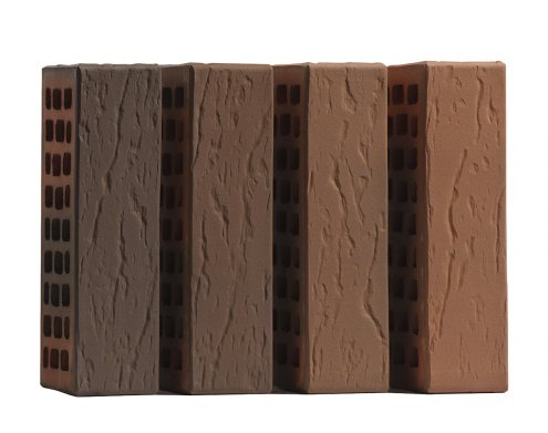 Кирпич облицовочный керамический Volgabrick М200 1 NF 250х120х65 флэш руст №70 рельефный рис 3