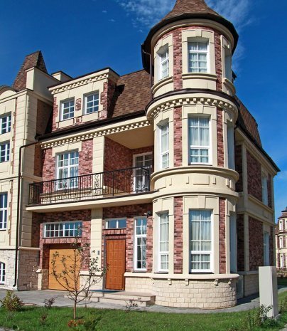 Искусственный камень плоский White Hills Лондон Брик 302-70 красный рис 2