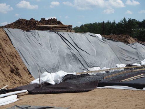 Мембрана для водоемов Carlisle SynTec PondLiner GeoEPDM, цвет: черный, в рулонах (толщина 1,02мм, размер: 3,05х30,48м, 92,964м2), арт.300268 рис 6