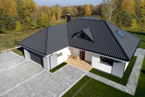 Керамическая черепица рядовая Creaton Titania schieferton  ангоб 515х324 мм рис 2