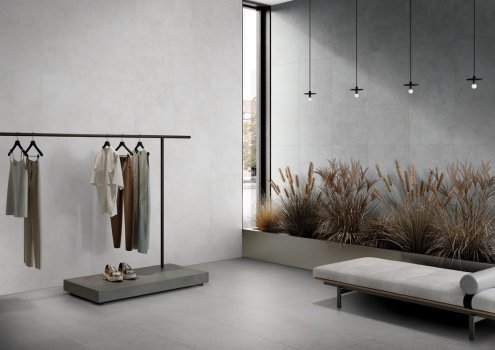 Керамогранит Vitra MicroCement Серый матовая 1200х600х9 мм рядовая плитка K947806R0001VTSP рис 3
