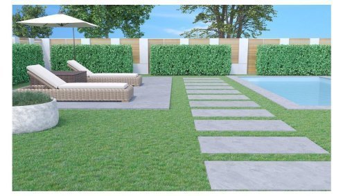 Керамогранит Ocean Ceramic Iran цвет: Bluestone Light, поверхность: Матовая размер: 597х1197х20мм, рядовая плитка IRN000032 рис 4