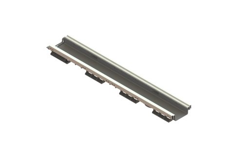 Лоток водоотводный пластиковый PolyMax Basic ЛВ-10.16.06-ПП усиленный, размер: 1000х156х62мм, Standartpark, арт.8057-М рис 1