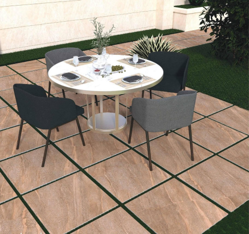 Керамогранит Persepolis Tile Andora Light Brown matt 600х600х20 мм рядовая плитка 71121 рис 2