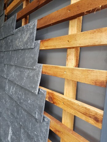 Минеральная панель Wandermode Skymode Armschwung 500х240x40/20 мм Meeresglanz AK140S20 рис 2