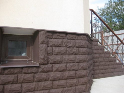 Искусственный камень плоский Atlas Stone Гранит 056/широкий 12,5см коричневый рис 2