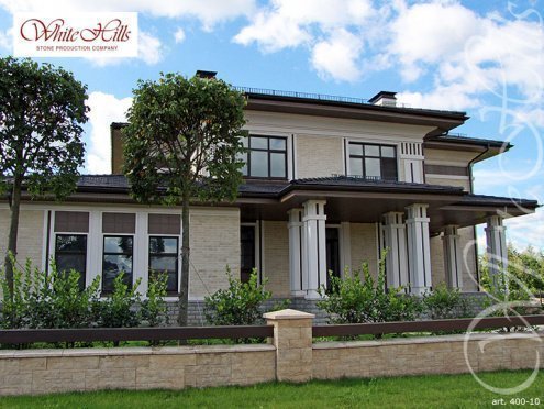 Искусственный камень плоский White Hills Толедо 400-10 бежевый рис 8