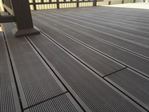 Террасная доска Terradeck Massive 3.0 двухсторонний профиль с тиснением 150х21х3000 мм черный рис 2
