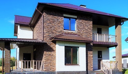 Искусственный камень плоский Leonardo Stone Шампань 830 коричневый рис 2
