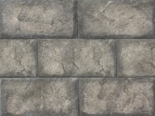 Искусственный камень плоский Atlas Stone Атлас Стоун 075 серый рис 1