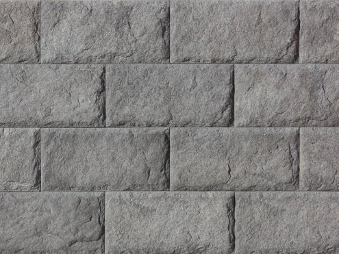 Искусственный камень плоский Atlas Stone Цитадель 114 серый рис 1