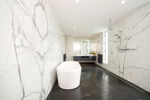 Керамогранит Laminam Russia I Naturali Marmi Bianco Statuario Venato матовая 3000х1000х5,6 мм рядовая плитка LAMF005778 рис 2