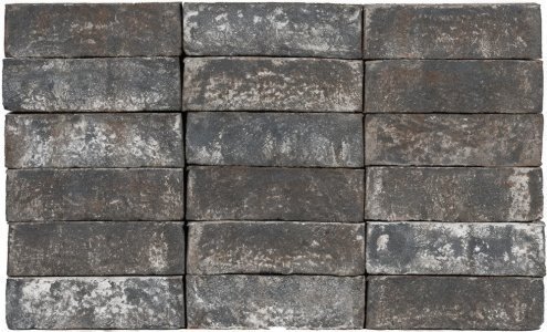 Кирпич ручной формовки S.Anselmo Corso Selmo Manhattan Smoked М150 250х70х55 мм под старину черный рис 1