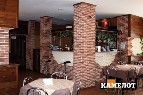 Искусственный камень угловой Камелот Манхэттен 2011 коричневый рис 10
