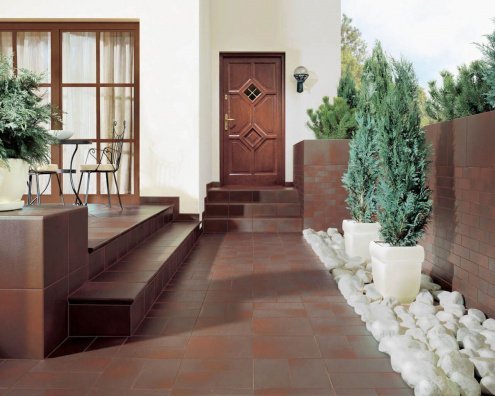 Клинкерная плитка Paradyz Cloud G1 brown duro 245х66х7,4 мм плоский элемент рис 3