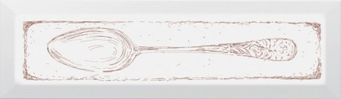 Керамическая плитка Kerama Marazzi Гамма Spoon карамель матовая 285х85х9,2мм декор NT/C51/9001 рис 1