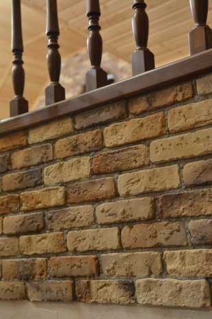 Искусственный камень плоский Eco Stone Квебек 01-27 коричневый рис 5
